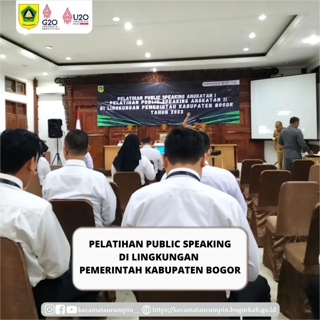 Pelatihan Public Speaking Di Lingkungan Pemerintah Kabupaten Bogor