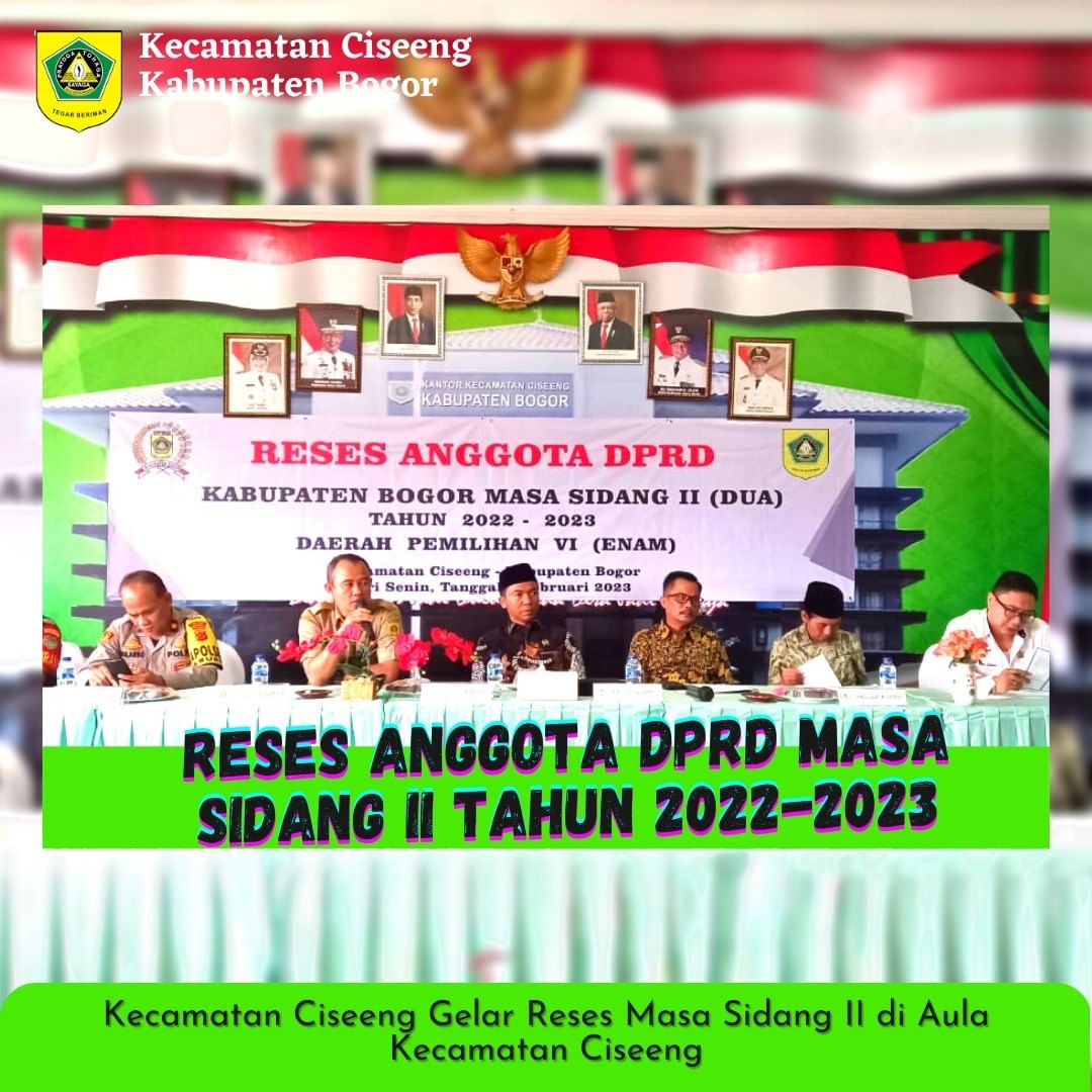 RESES ANGGOTA DPRD MASA SIDANGAN II TAHUN 2022-2023