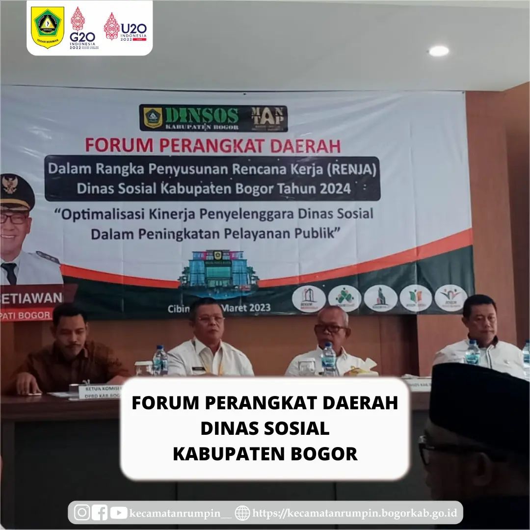 Forum Perangkat Daerah Dinas Sosial Kabupaten Bogor